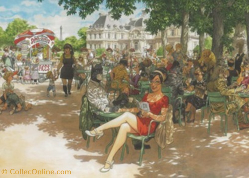 Blacksad cartes postales bande dessinee blacksad