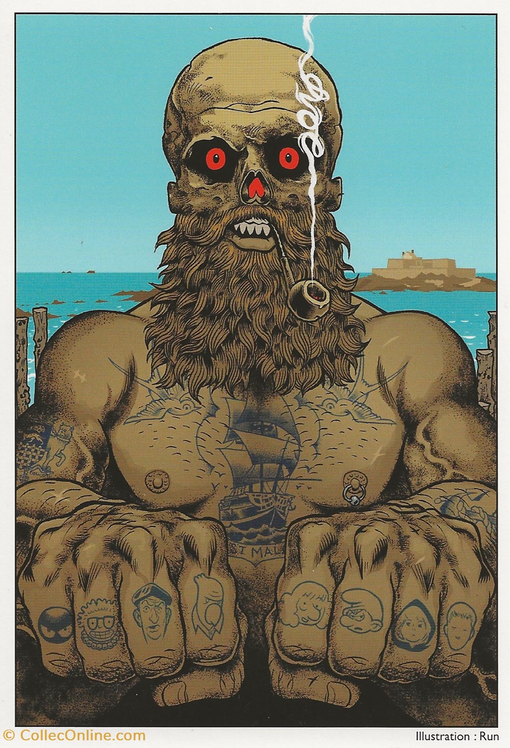 cartes postales bande dessinee saint malo 35 2016