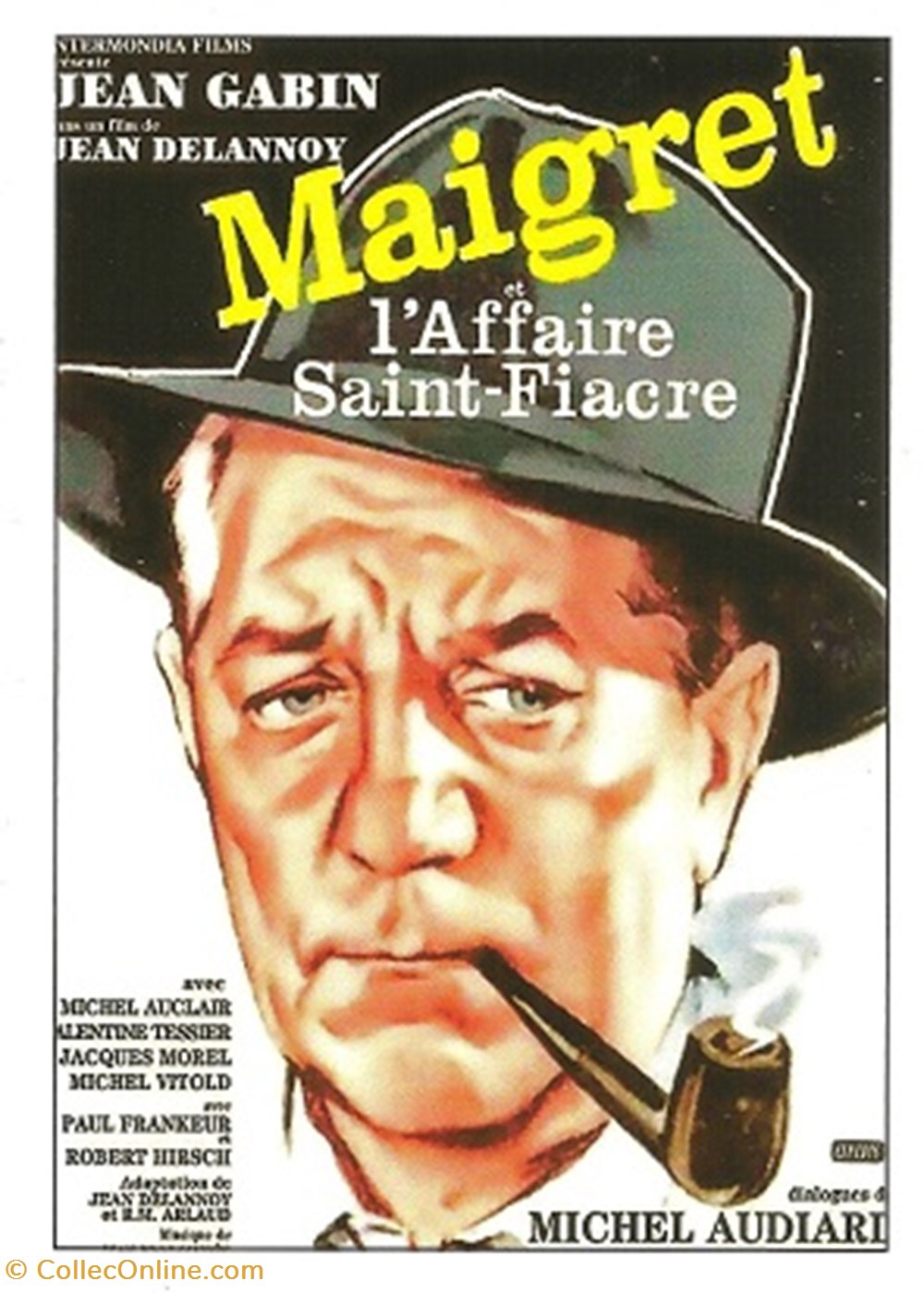 Maigret et l'affaire Saint Fiacre cartes postales autres maigret et affaire saint fiacre