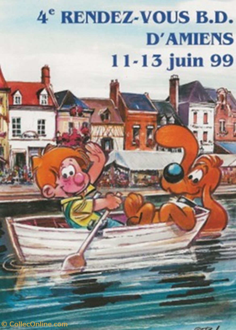 Amiens (80) 1999 cartes postales bande dessinee amiens 80 1999