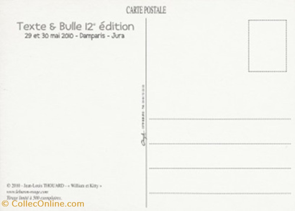 Damparis (39) 2010 cartes postales bande dessinee damparis 39 2010