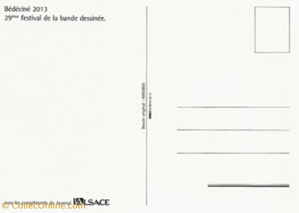 Illzach (68) 2013 cartes postales bande dessinee illzach 68 2013