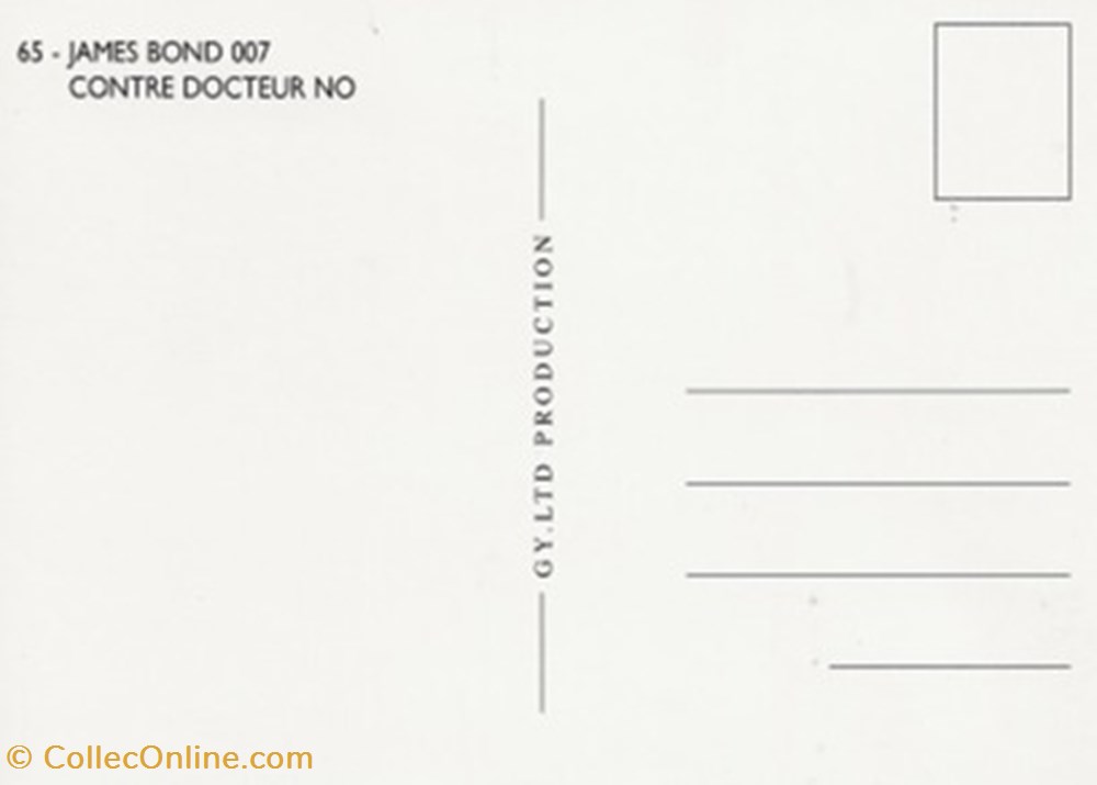 James Bond contre le Dr No cartes postales autres james bond contre le dr no