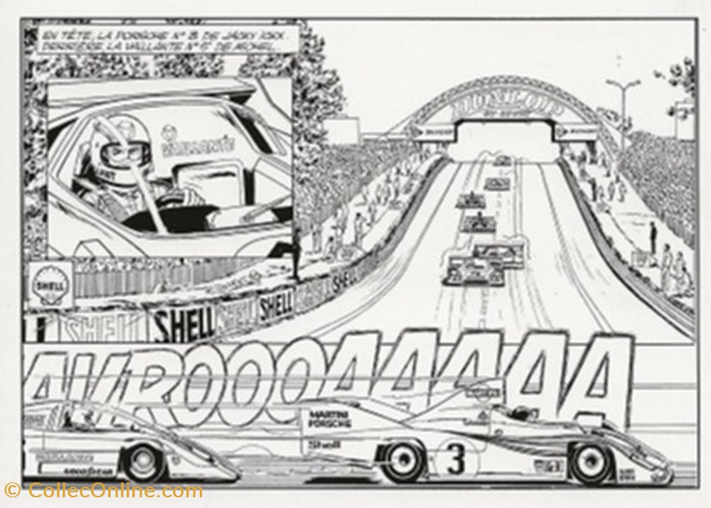 Michel Vaillant 2015 cartes postales bande dessinee michel vaillant 2015