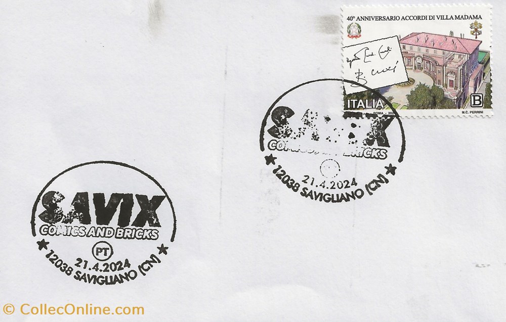 Savigliano (Italie) 2024 Savix comics and bricks timbres savigliano italie 2024 savix comics and bricks