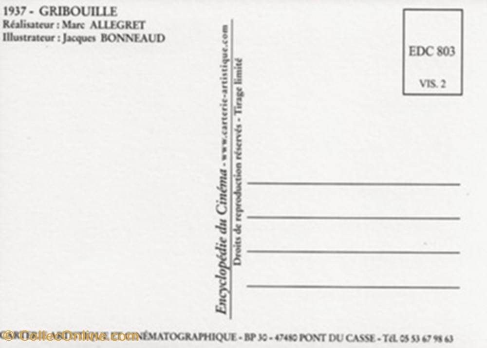 Gribouille cartes postales autres gribouille