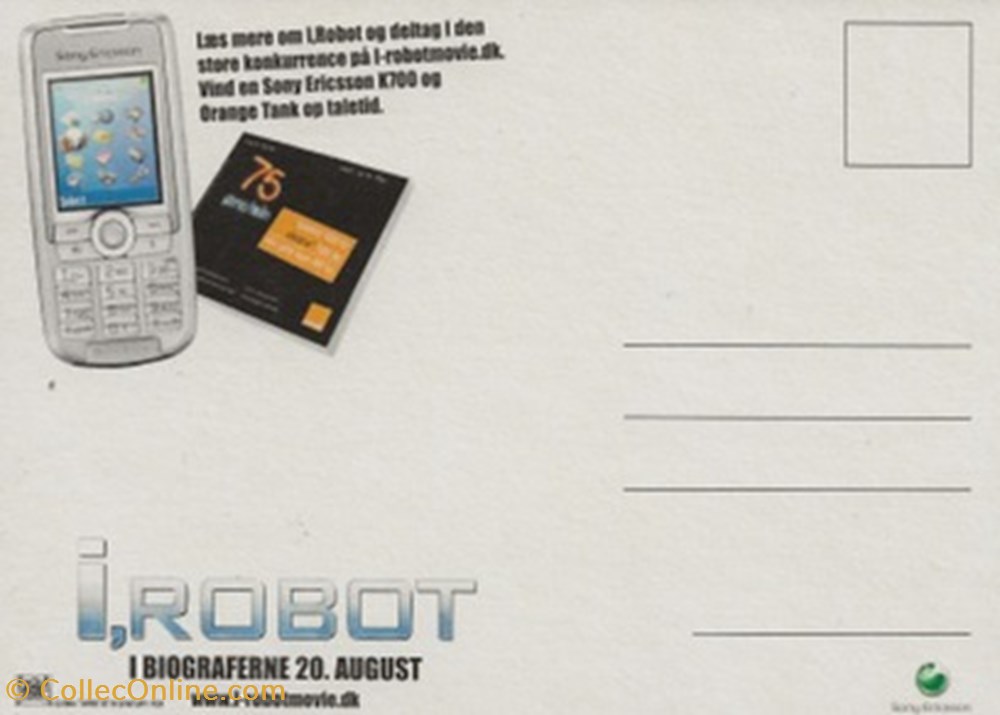 cartes postales autres i robot