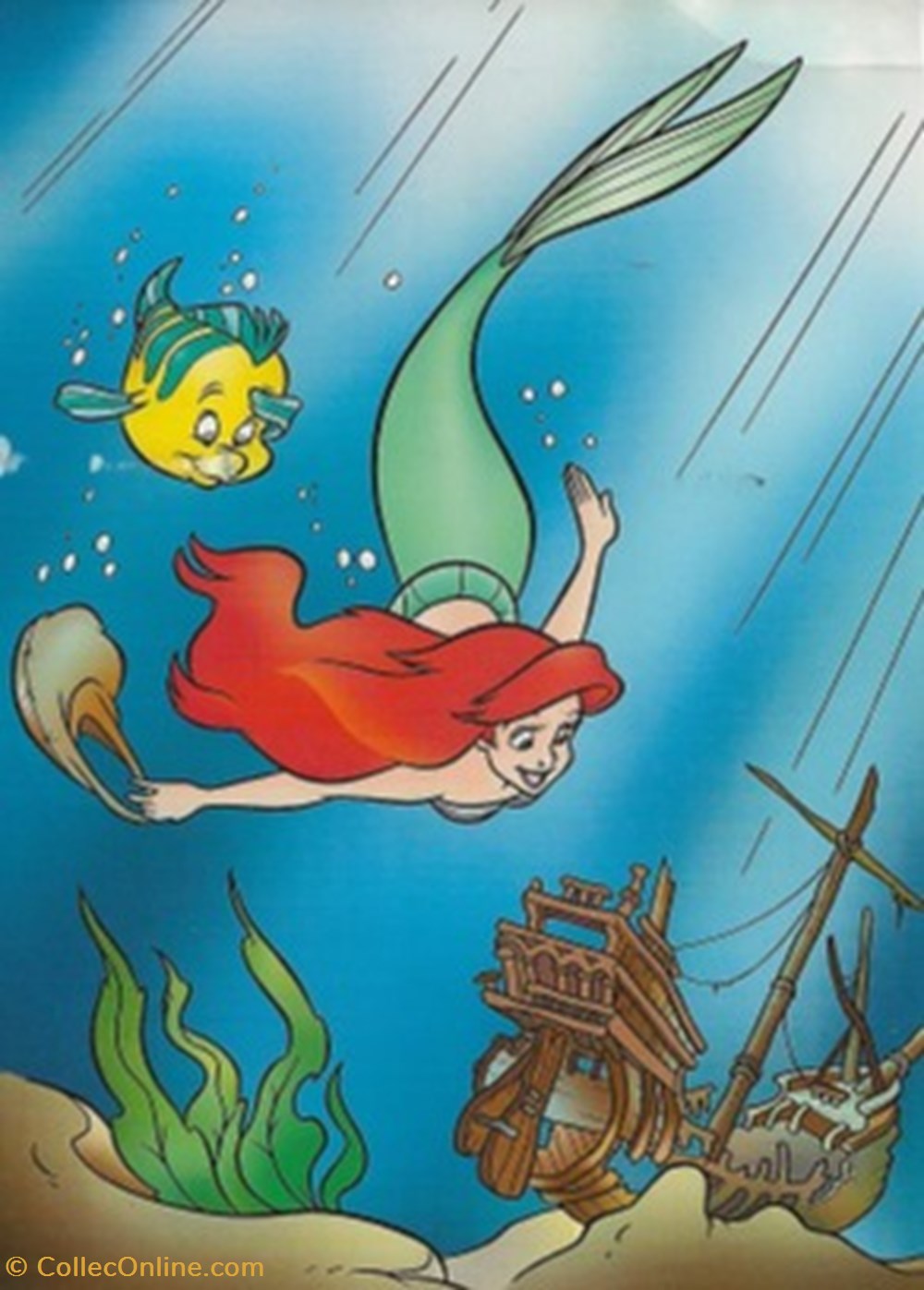 cartes postales autres la petite sirene