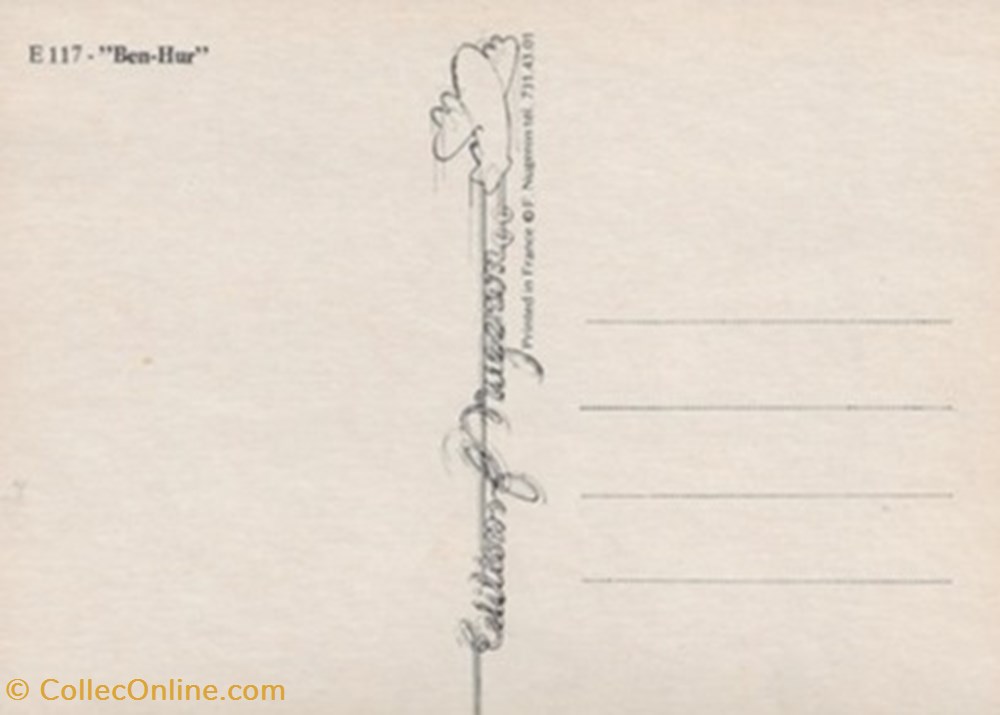Ben-Hur cartes postales autres ben hur