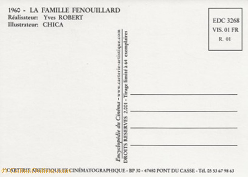 cartes postales autres la famille fenouillard