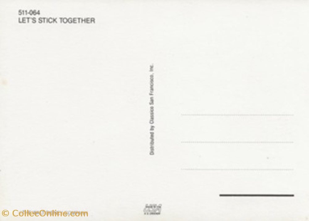 Let's stick together cartes postales autres let s stick together
