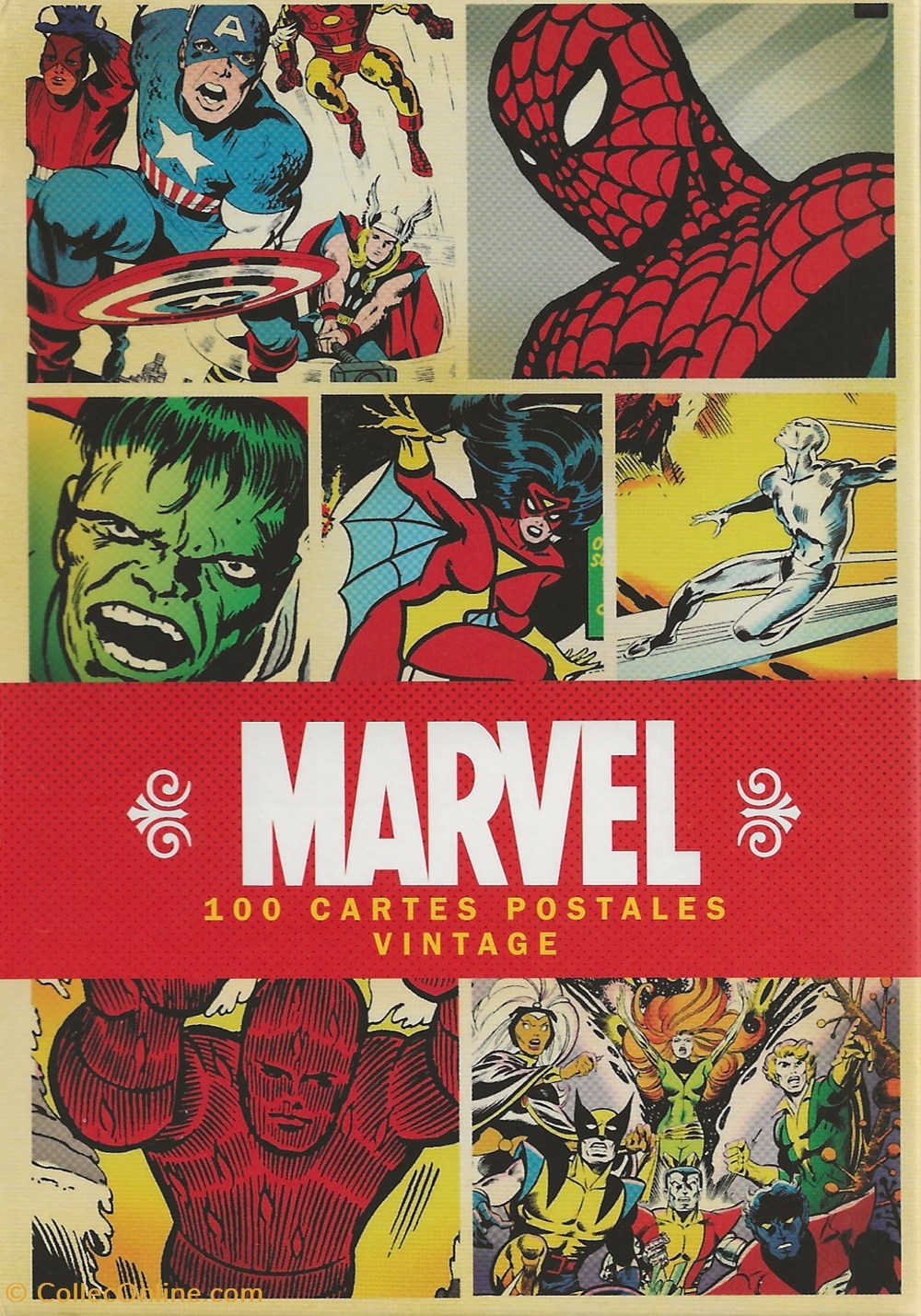 cartes postales bande dessinee marvel