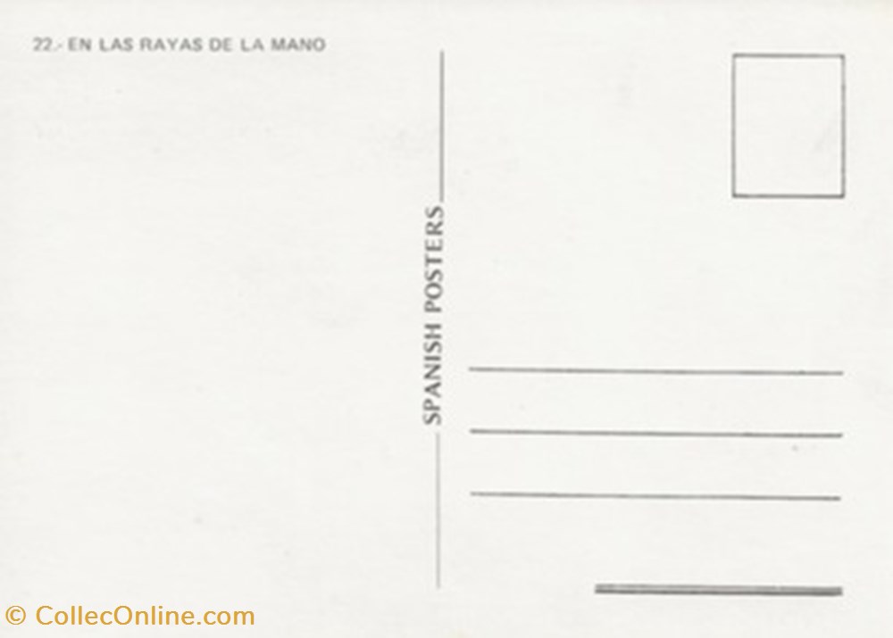 En las rayas de la mano cartes postales autres en las rayas de la mano