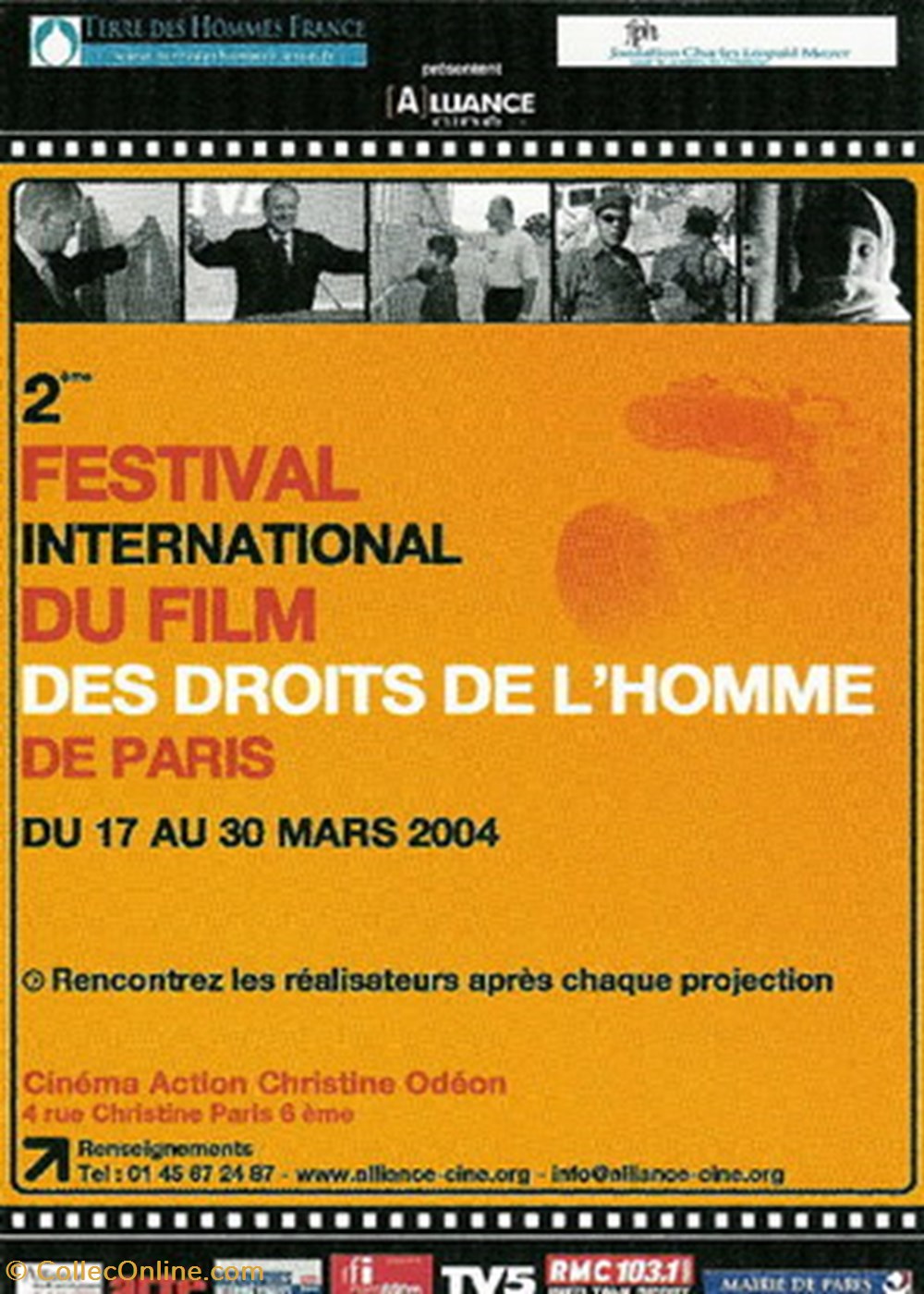 cartes postales autres paris festival international du film des droits de homme 2004