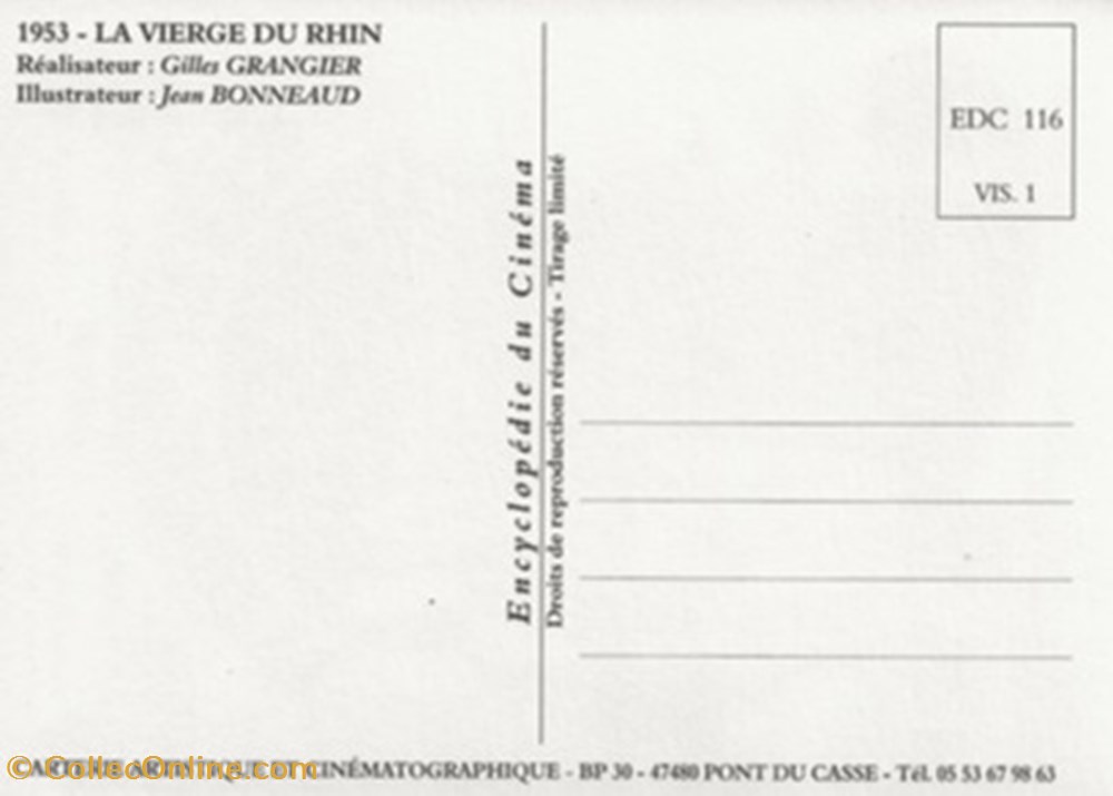 La vierge du Rhin cartes postales autres la vierge du rhin