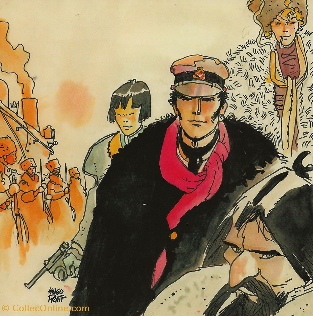 Corto Maltese cartes postales bande dessinee corto maltese