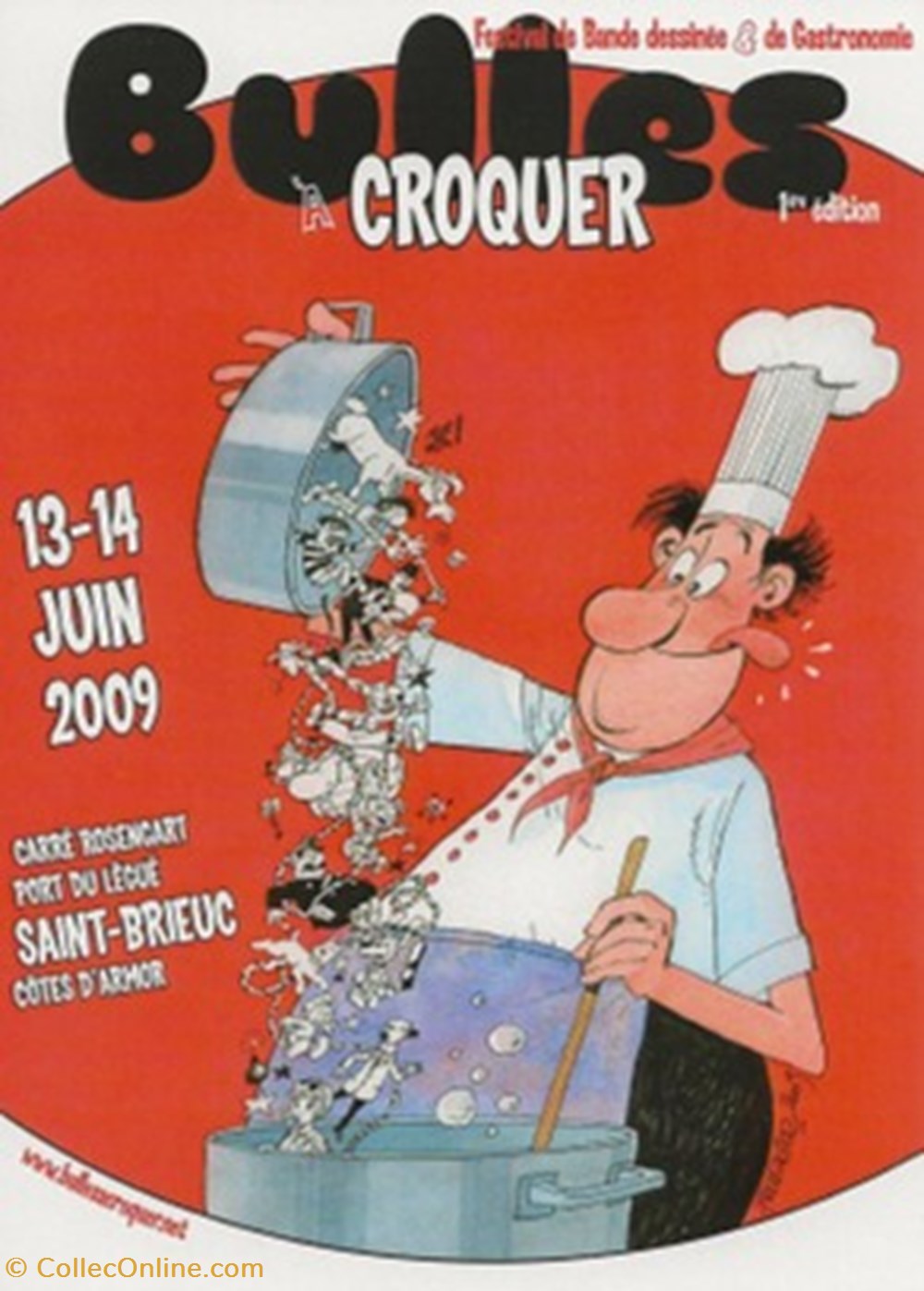 cartes postales bande dessinee saint brieuc 22 2009