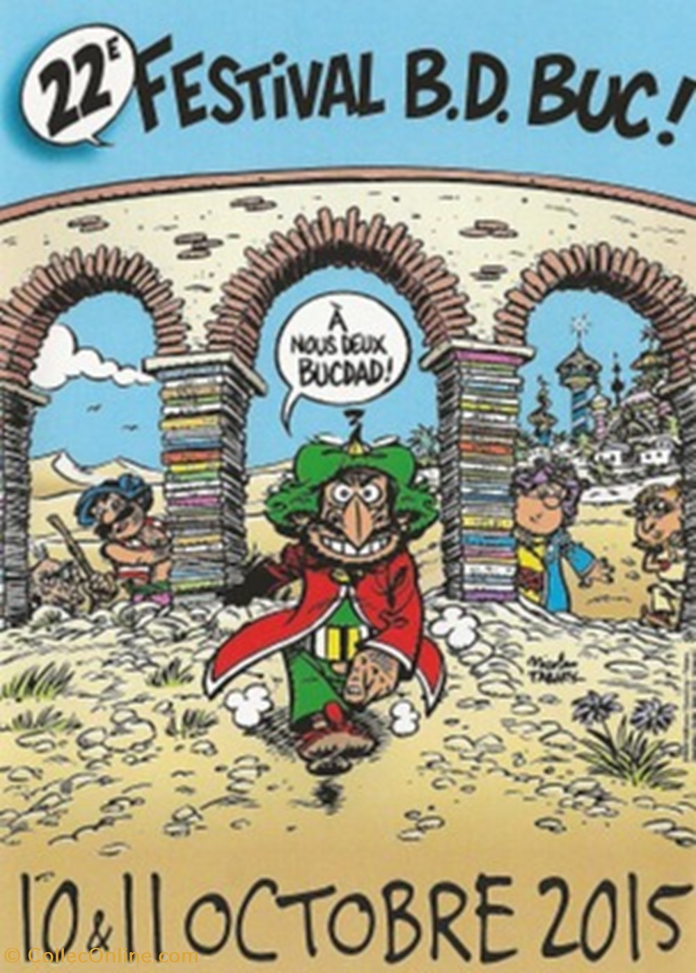 Buc (78) 2015 cartes postales bande dessinee buc 78 2015