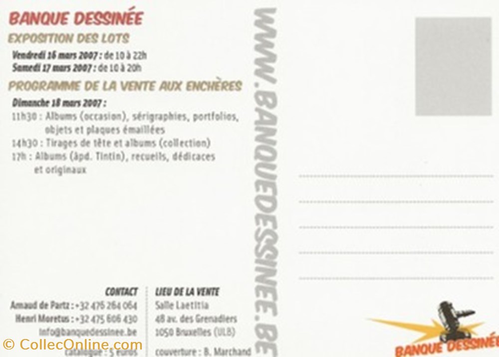 cartes postales bande banque dessinee 06