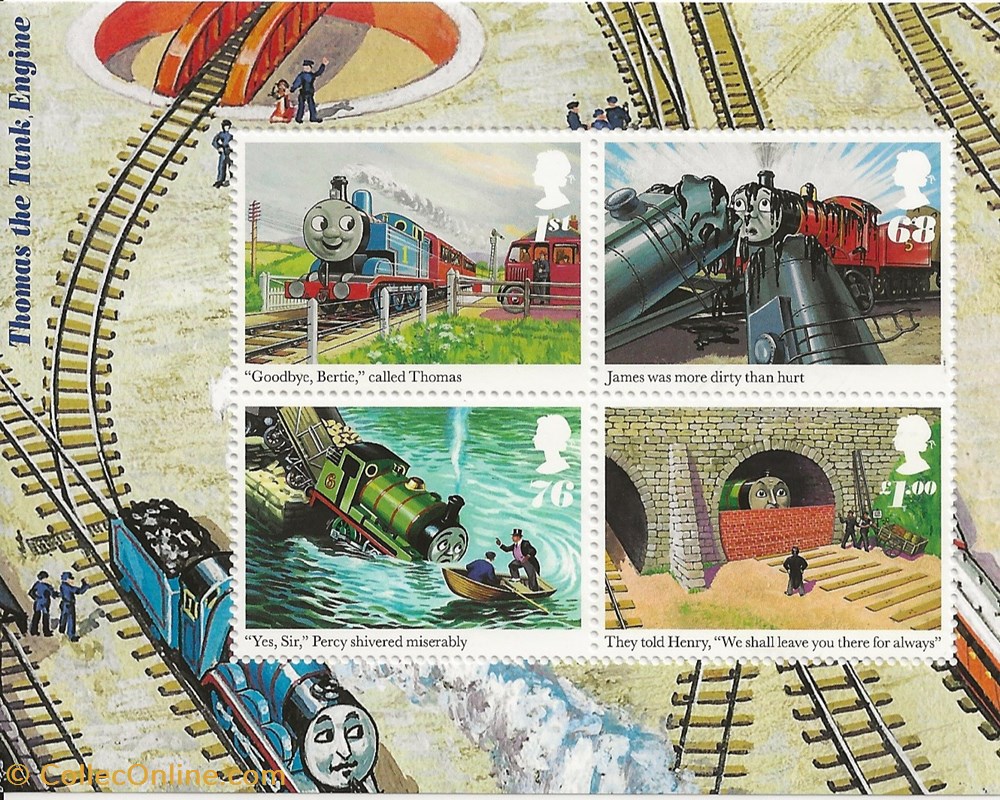 ZZZ Bloc (Grande Bretagne) 2011 Thomas the tank engine timbres zzz bloc grande bretagne 2011 thomas the tank engine