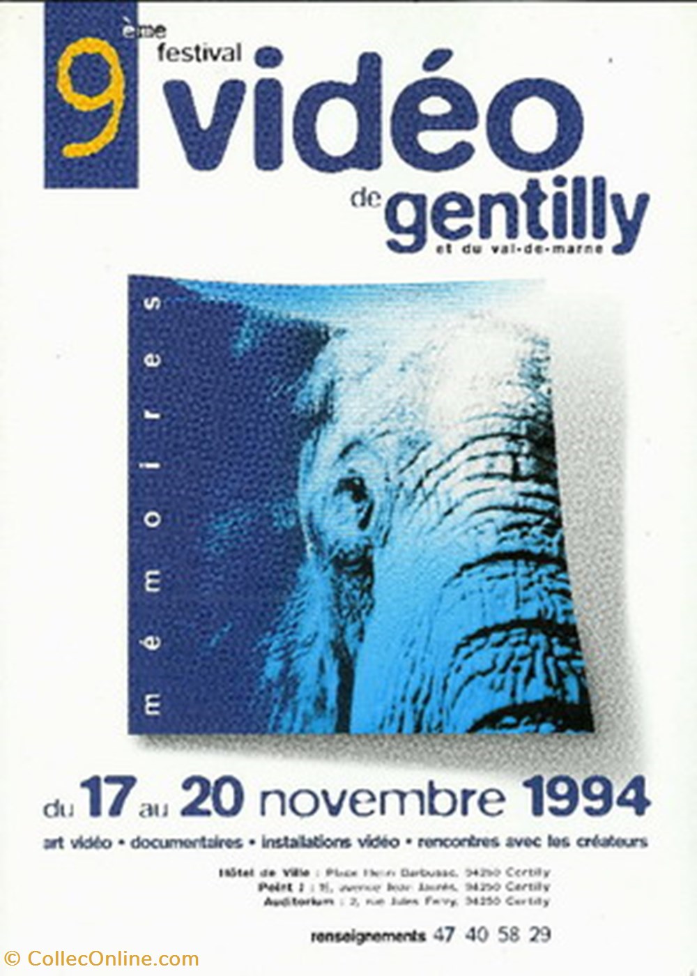 Gentilly Festival les écrans documentaires 1994 cartes postales autres gentilly festival les ecrans documentaires 1994