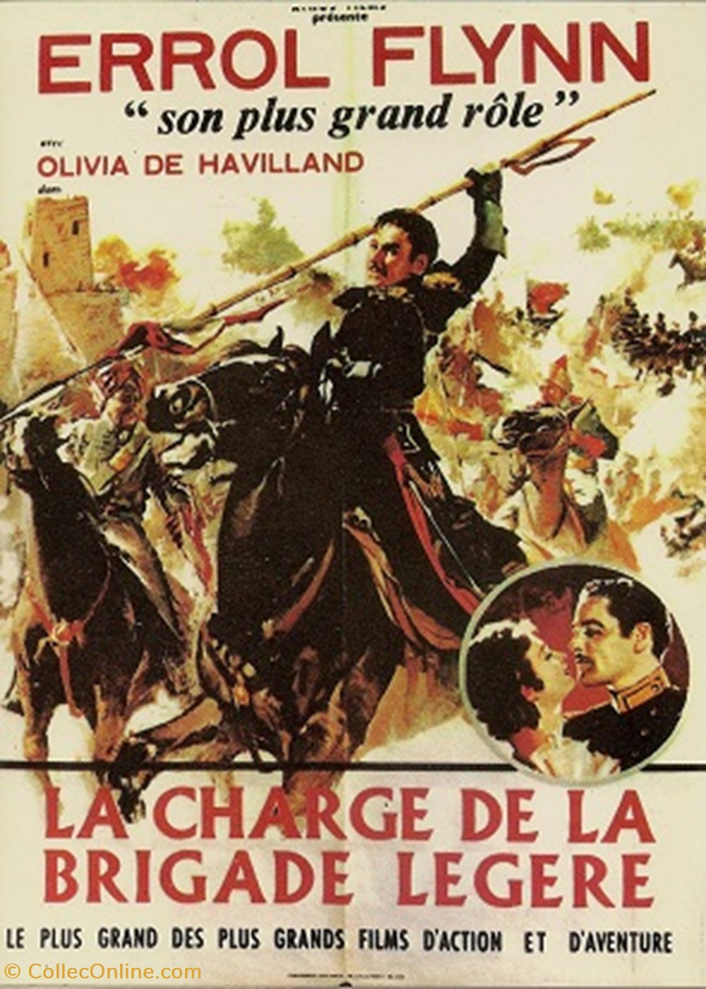 cartes postales autres la charge de la brigade legere
