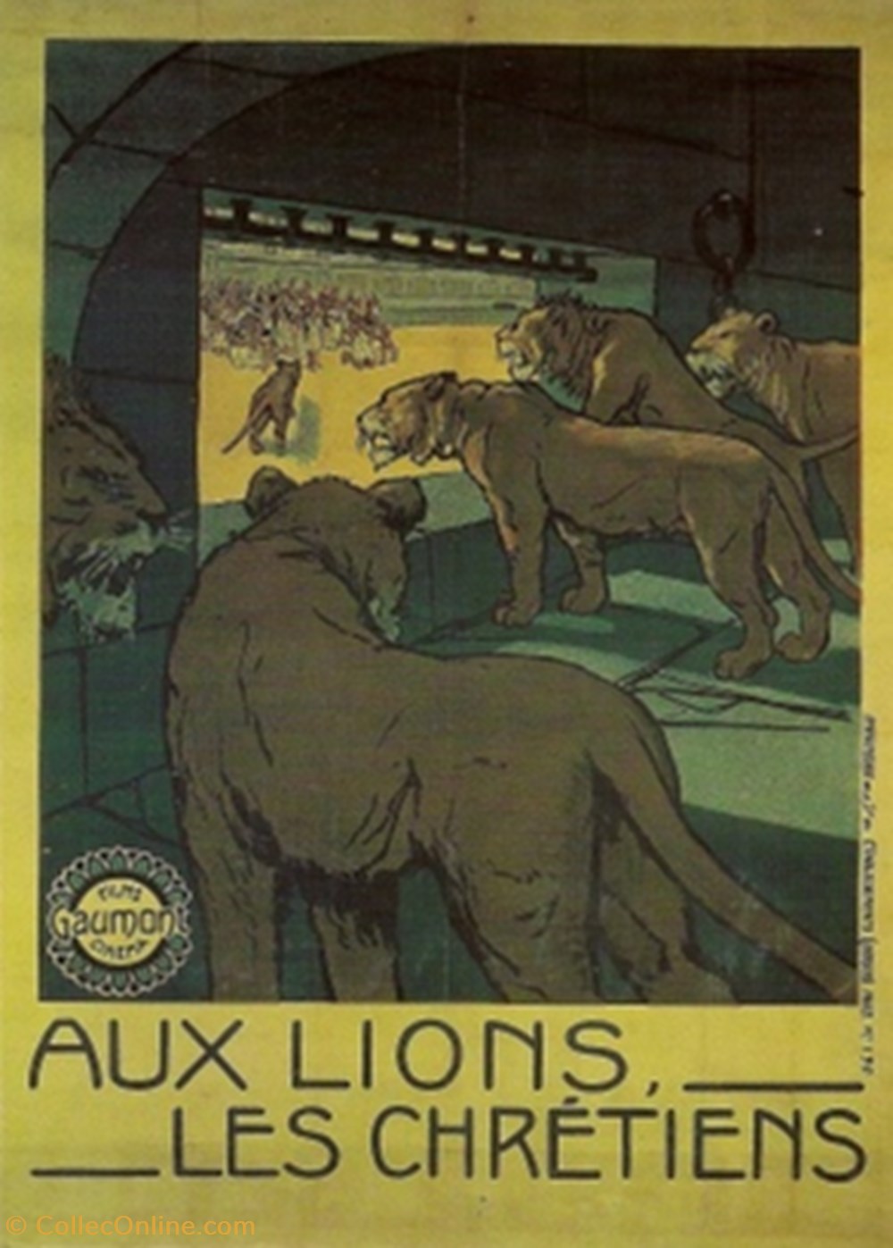 Aux lions, les chrétiens cartes postales autres aux lions les chretiens
