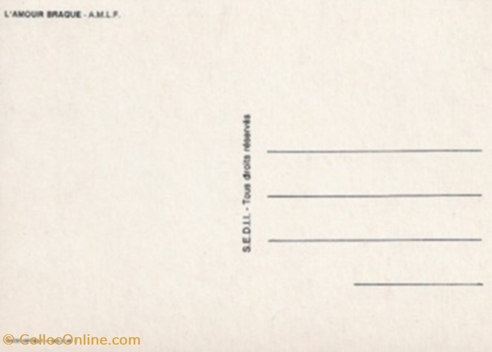 cartes postales autres l amour braque