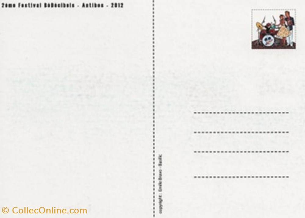 Antibes Juan-Les-Pins (06) 2012 cartes postales bande dessinee antibes juan les pins 06 2012