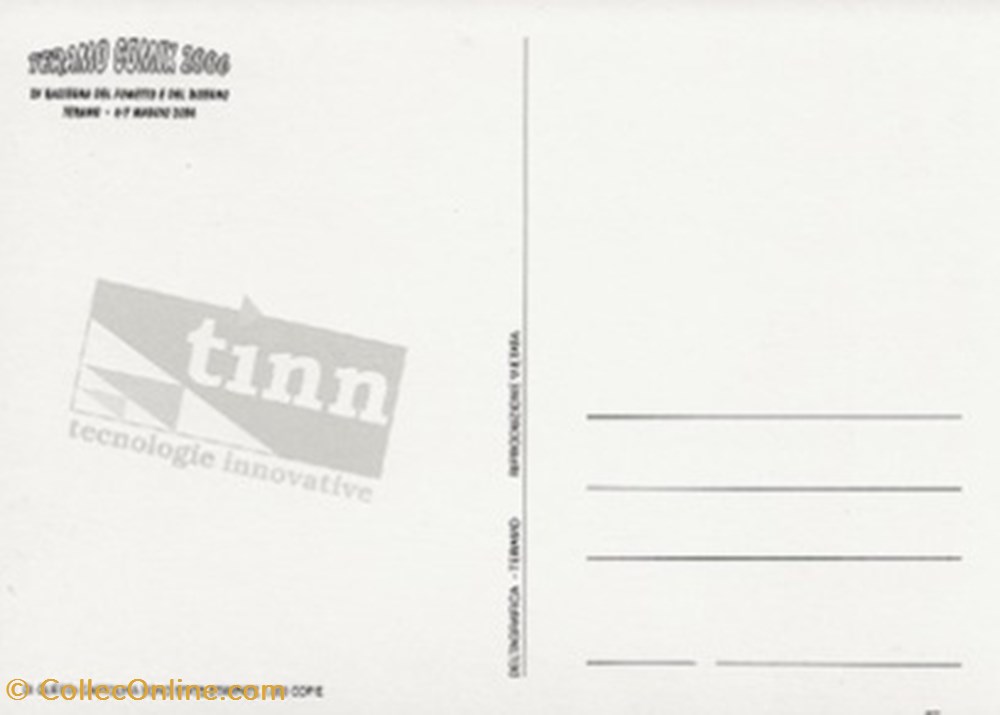 cartes postales bande dessinee teramo italie 2006