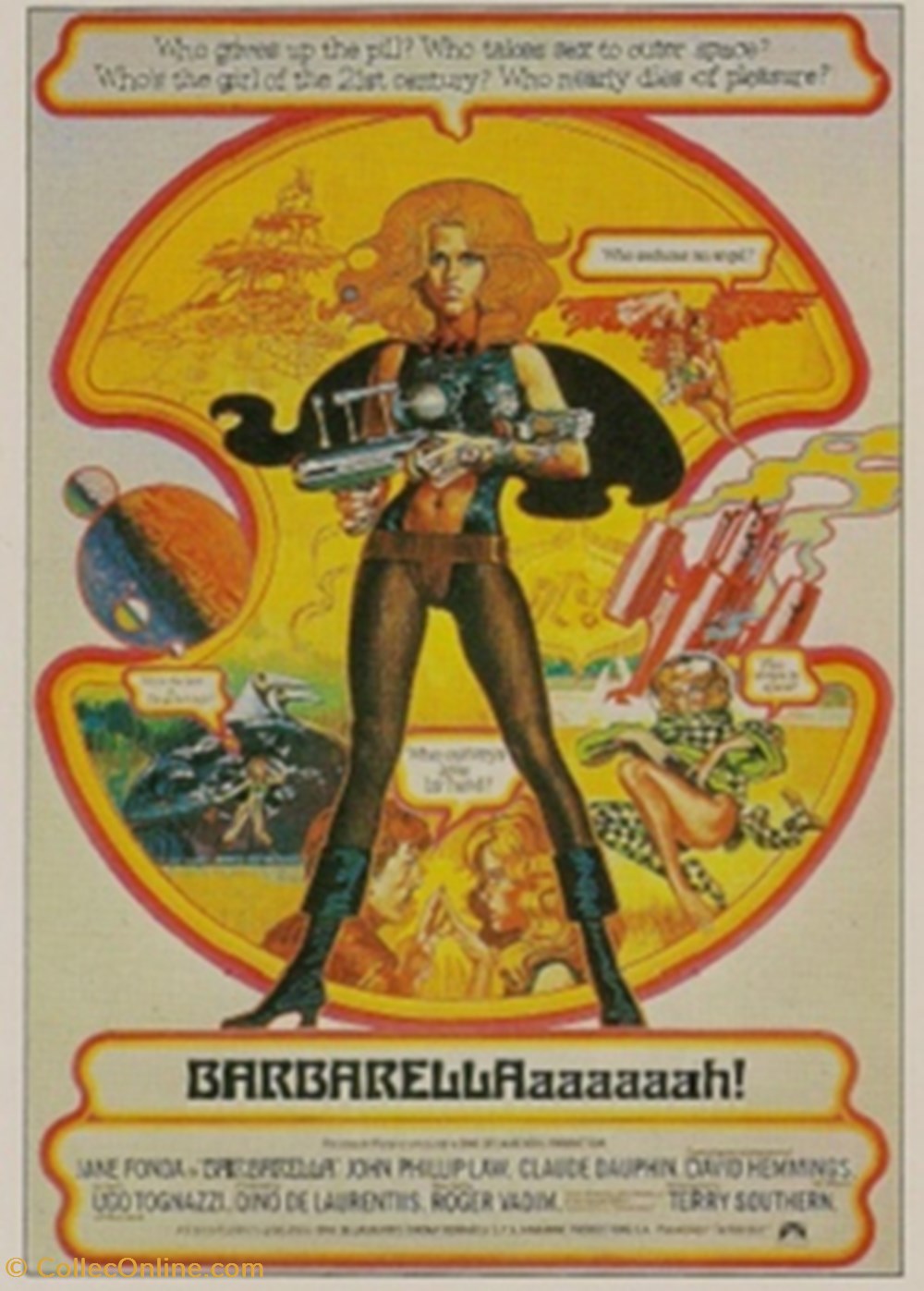 Barbarella cartes postales autres barbarella