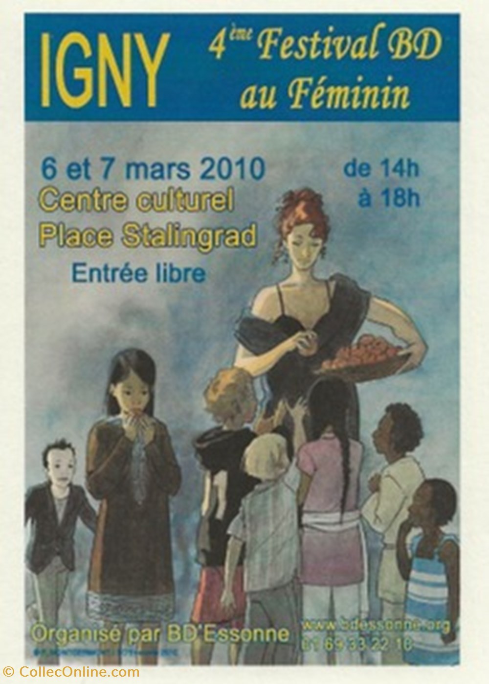 Igny (91) 2010 cartes postales bande dessinee igny 91 2010