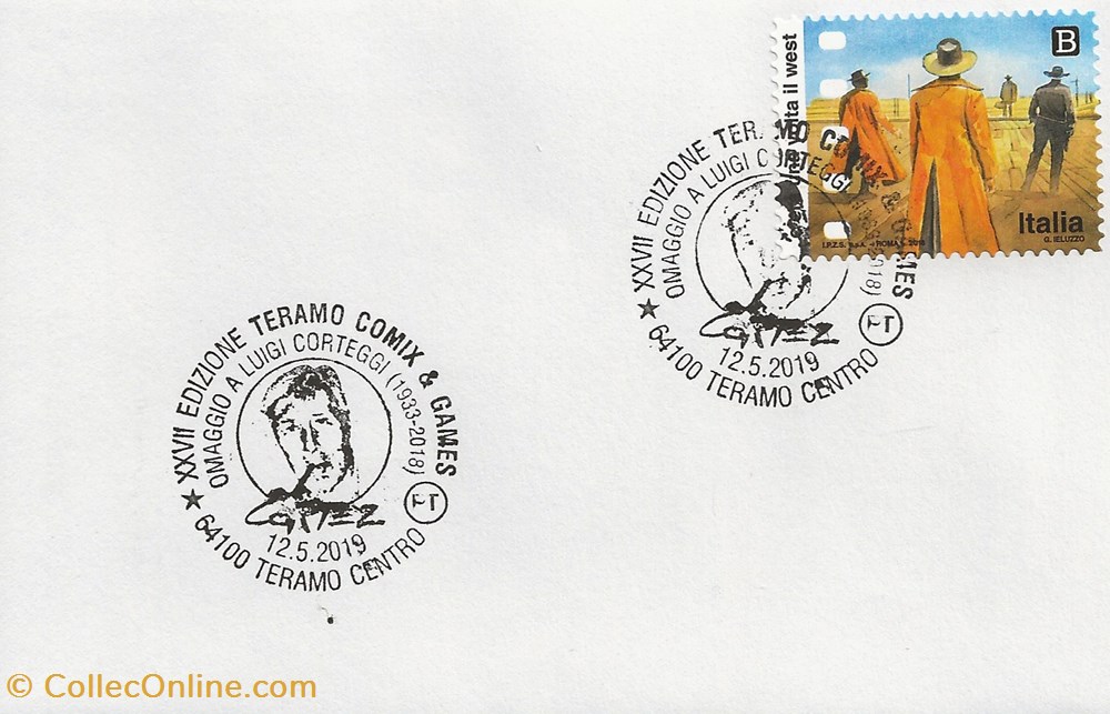Teramo (Italie) 2019 Teramo comix & games - XXVII edizione - Cortez timbres teramo italie 2019 teramo comix games xxvii edizione cortez