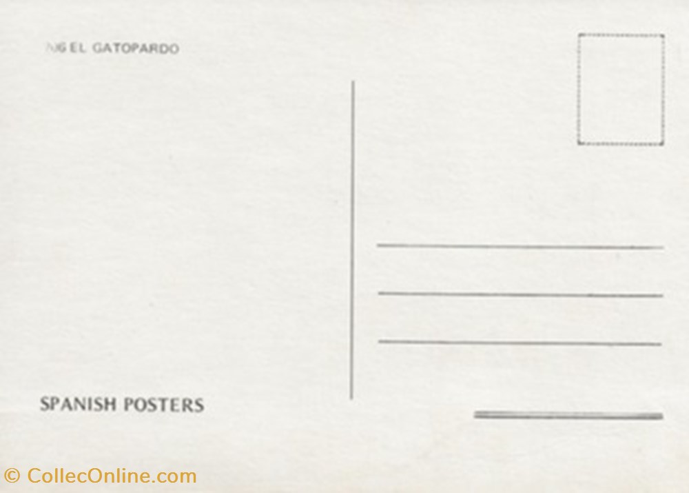 El gatopardo cartes postales autres el gatopardo