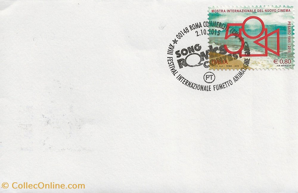 timbres roma italie 2015 xviii festival internazional fumetto animazione games romics
