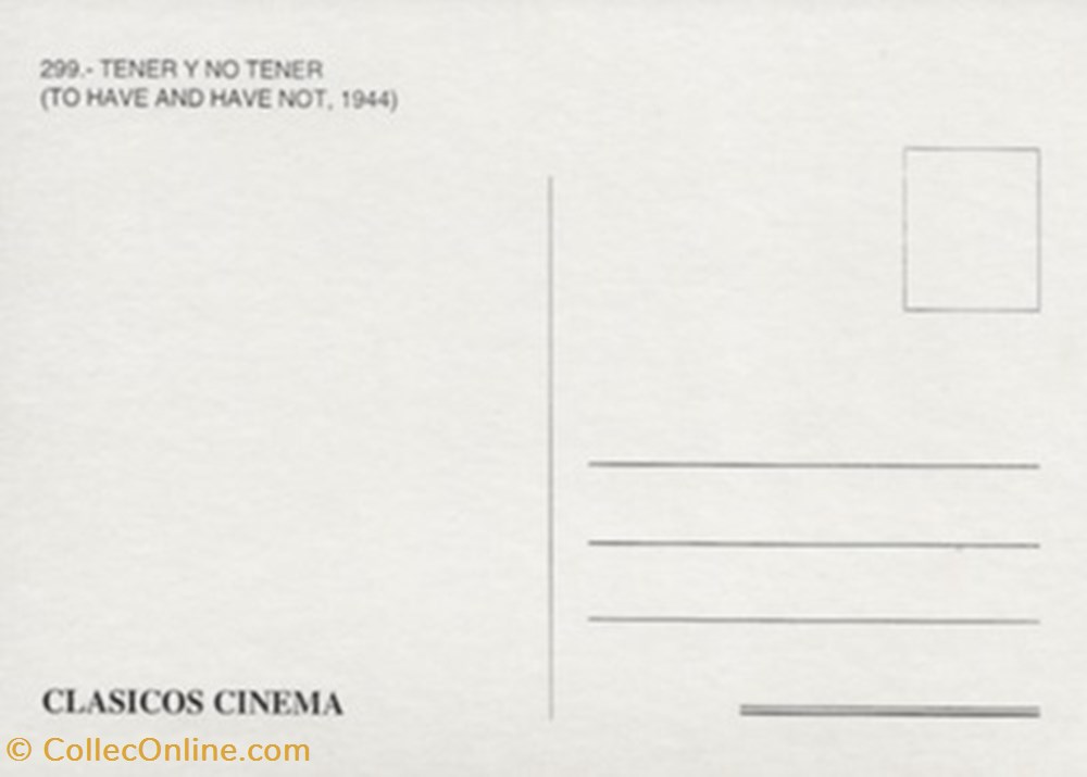 Tener y no tener cartes postales autres tener y no tener
