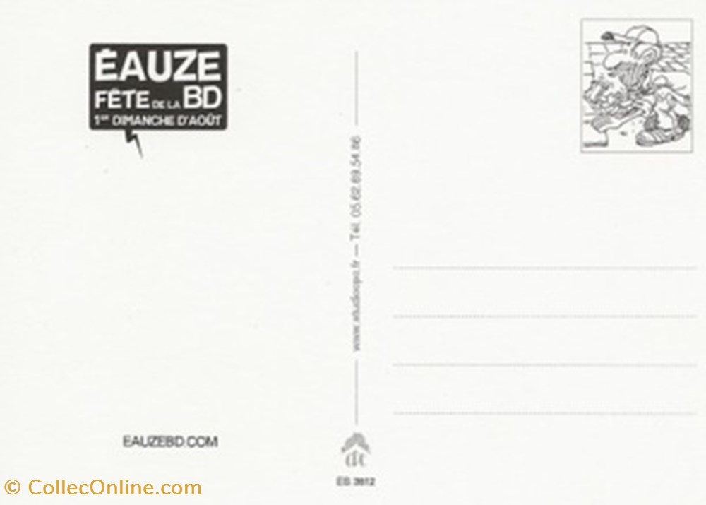 Eauze (32) 2010 cartes postales bande dessinee eauze 32 2010