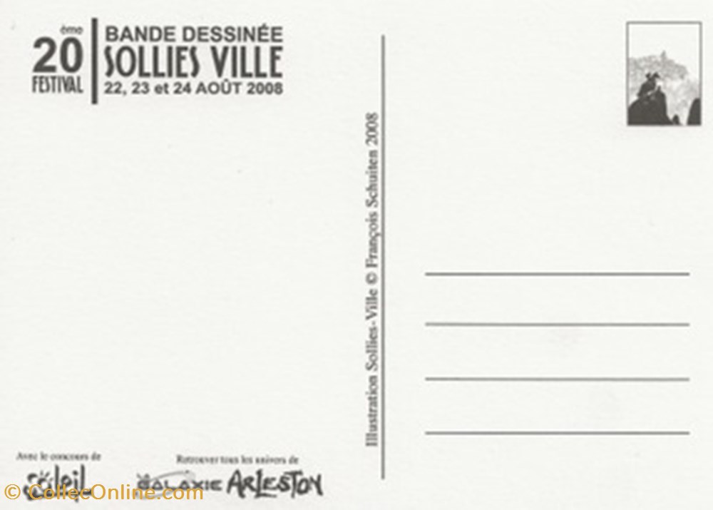 Solliès-Ville (83) 2008 cartes postales bande dessinee sollies ville 83 2008