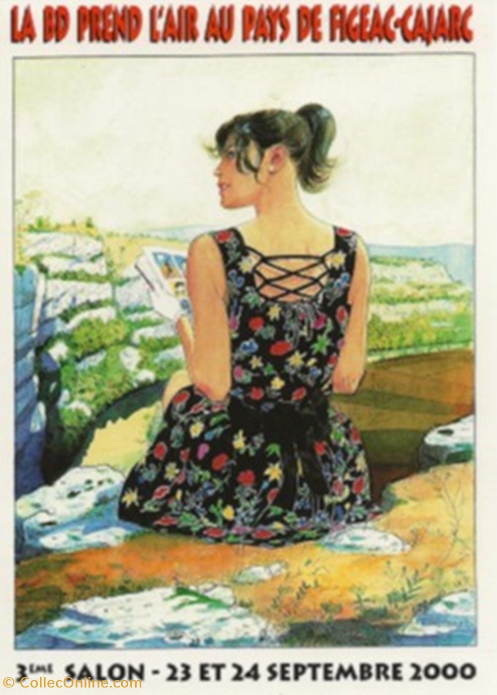 Cajarc (46) 2000 cartes postales bande dessinee cajarc 46 2000
