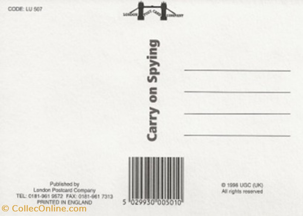 Carry on spying cartes postales autres carry on spying