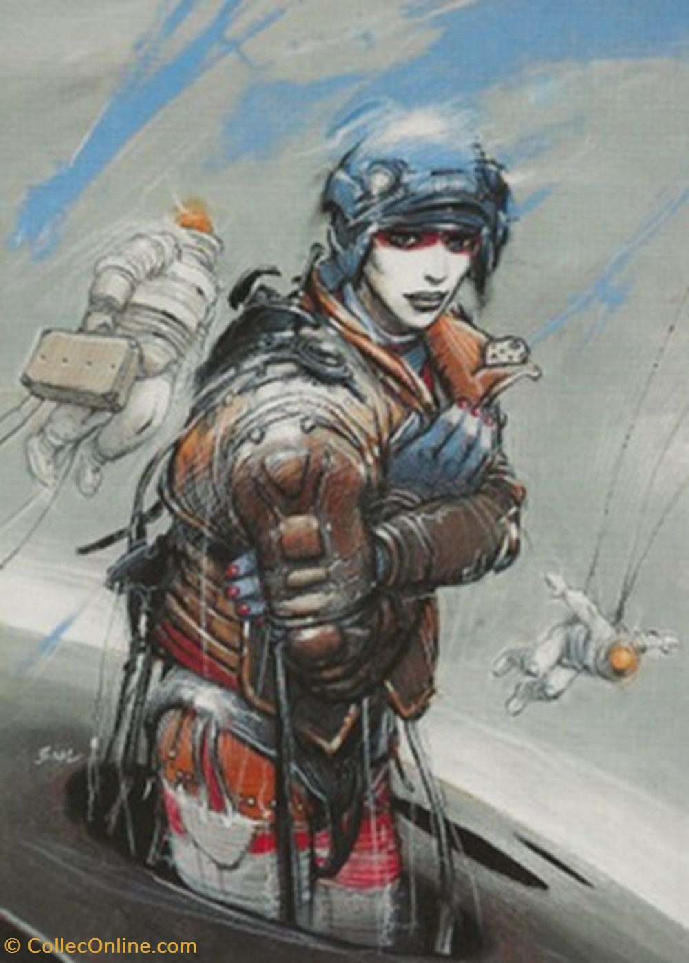 Enki Bilal cartes postales bande dessinee enki bilal