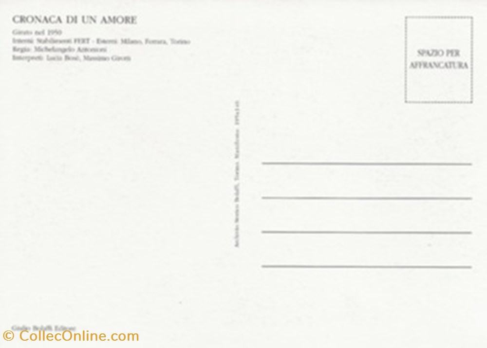 cartes postales autres cronaca di un amore