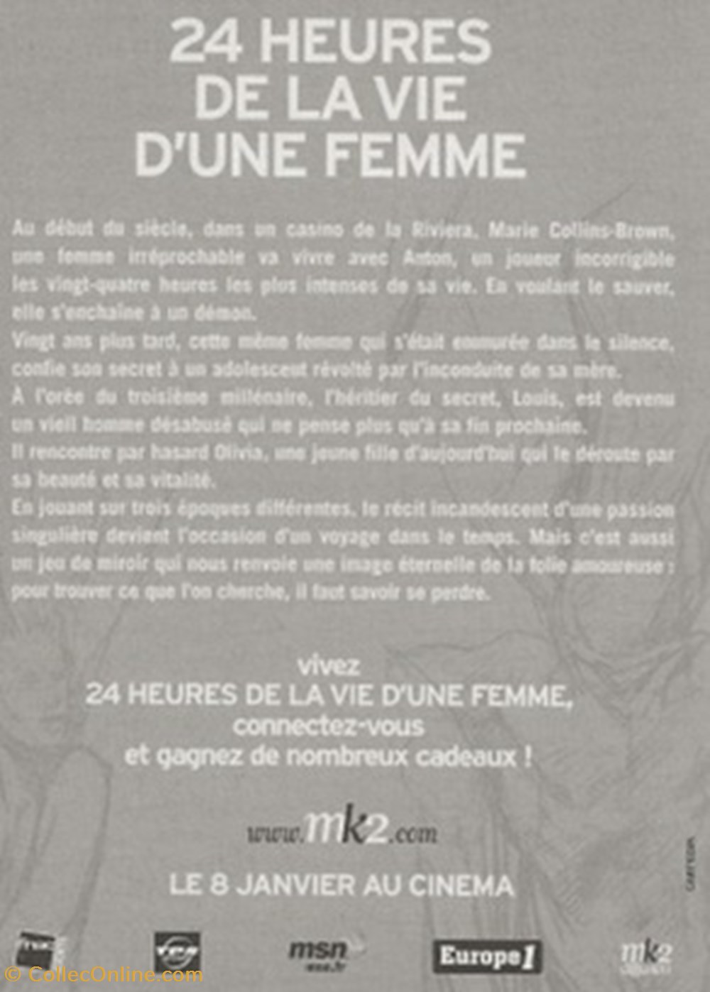 24 heures de la vie d'une femme cartes postales autres 24 heures de la vie une femme