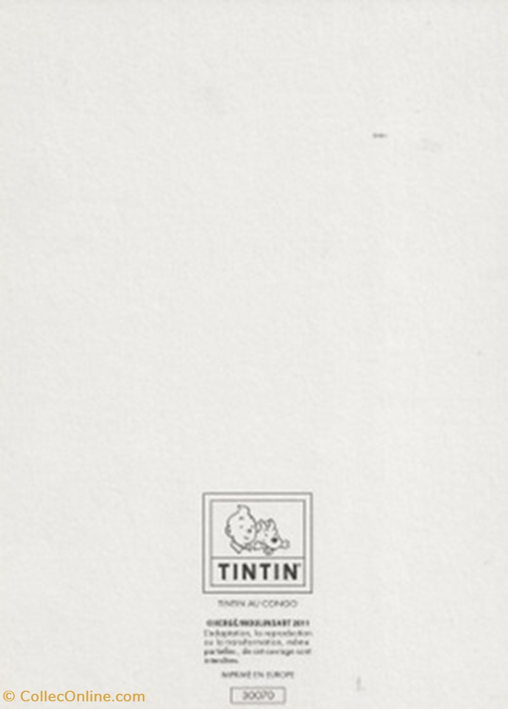 Tintin cartes postales bande dessinee tintin