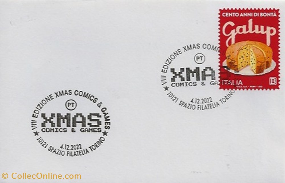 Torino (Italie) 2022 VIII edizione Xmas comics & games timbres torino italie 2022 viii edizione xmas comics games