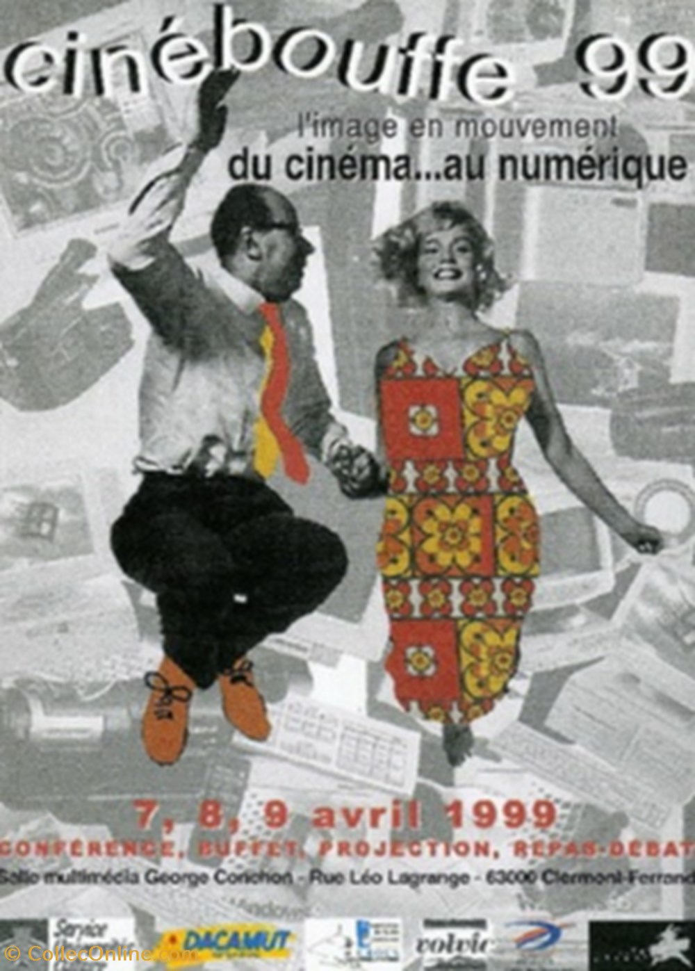 cartes postales autres clermont ferrand festival cinebouffe 1999