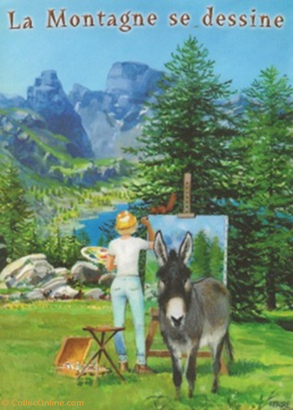Val d'Allos (04) 2005 cartes postales bande dessinee val allos 04 2005