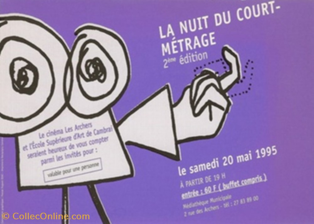 cartes postales autres cambrai la nuit du court metrage 1995
