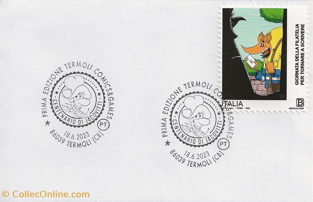 timbres termoli italie 2023 fiera del fumetto