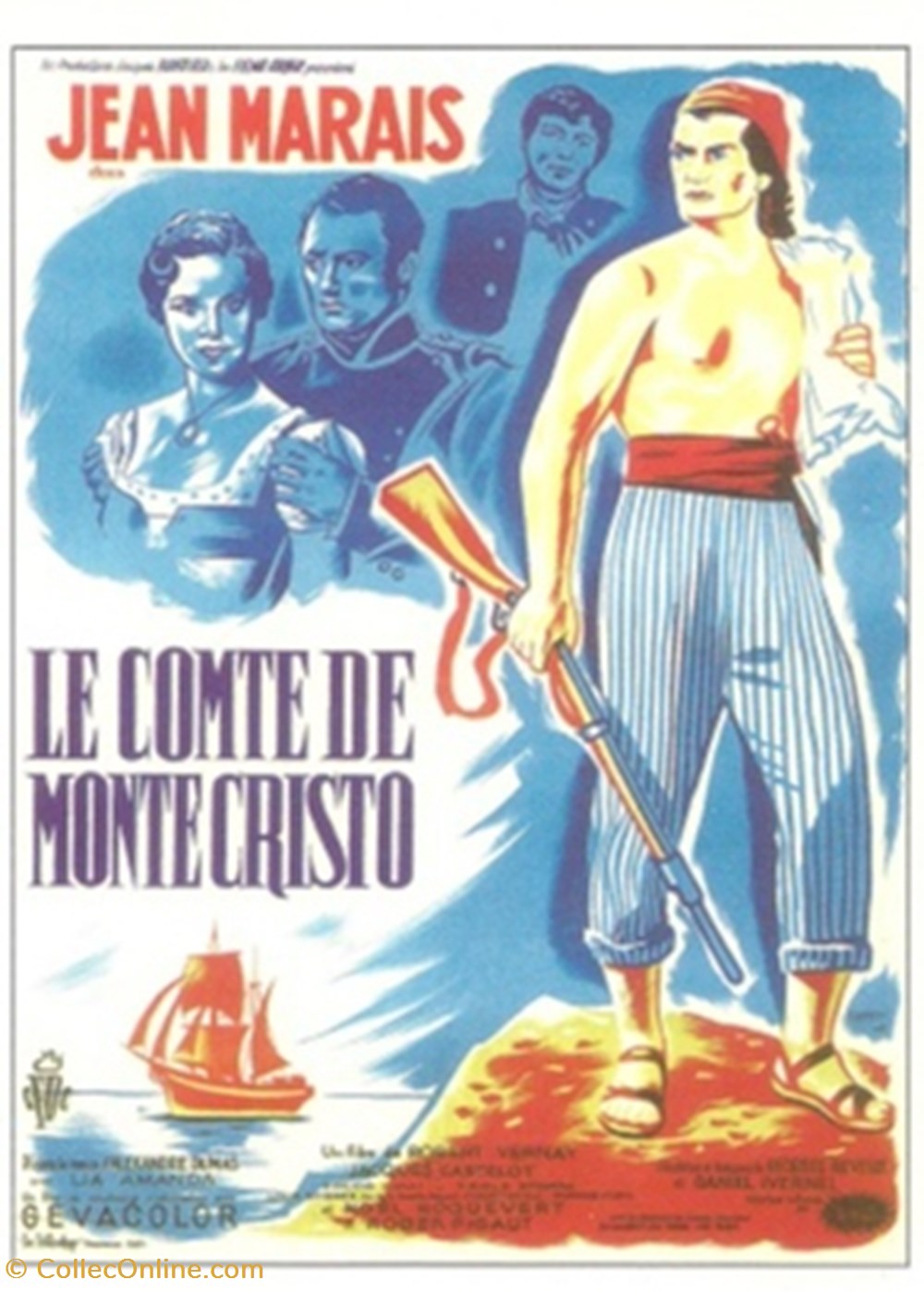 Le comte de Monte Cristo cartes postales autres le comte de monte cristo